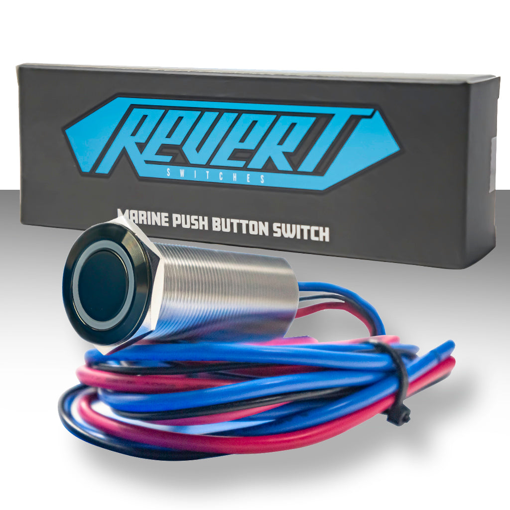 Revert Black 19mm Harsh Environment Marine Switch Package