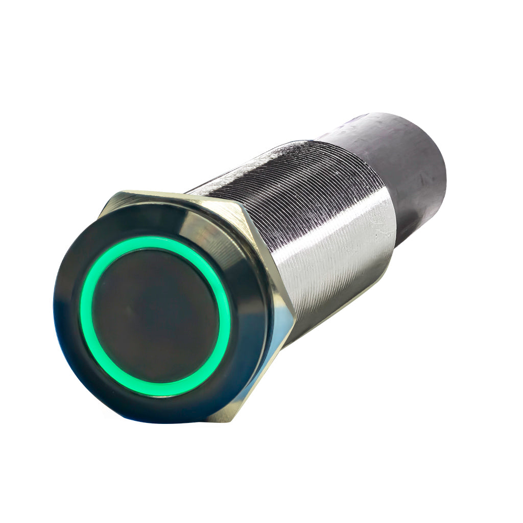 REVERT Dual Output Marine Push Buttons GREEN LED CIRCUIT 1 OFF CIRCUIT 2 ON